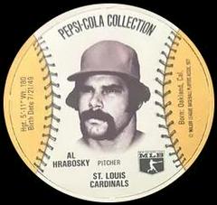 Al Hrabosky Baseball Cards 1977 Pepsi Cola Baseball Stars Discs Prices