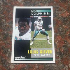 Louis Oliver Football Cards 1991 Pinnacle Prices