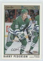 Barry Pederson #124 Hockey Cards 1991 O-Pee-Chee Premier Prices