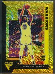 James Wiseman [Gold] Basketball Cards 2020 Panini Flux Prices
