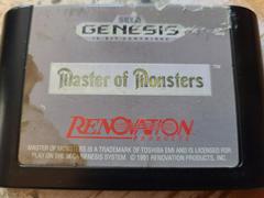 Cartridge (Front) | Master of Monsters Sega Genesis