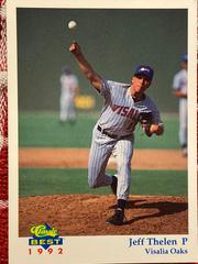 Jeff Thelen #9 Baseball Cards 1992 Classic Prices