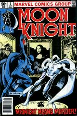 Moon Knight [Newsstand] #3 (1981) Comic Books Moon Knight Prices