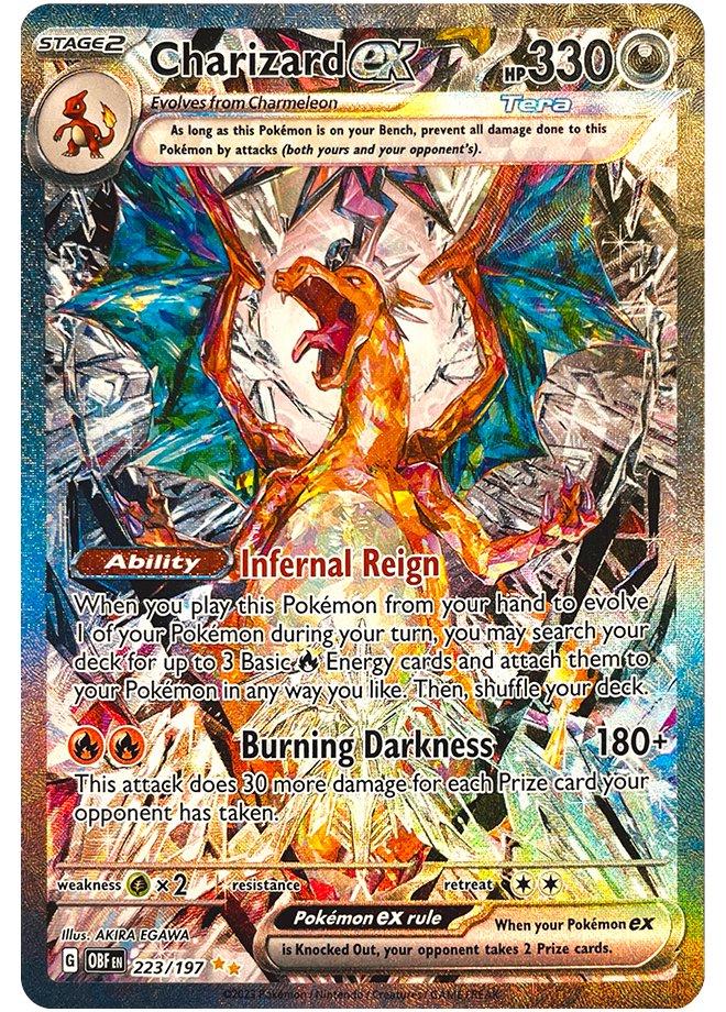 Charizard ex #223 Prices | Pokemon Obsidian Flames | Pokemon Cards