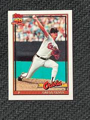 Gregg Olson #10 Baseball Cards 1991 Topps Micro Prices