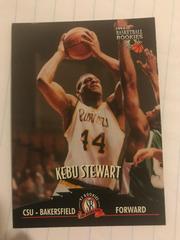 Kebu Stewart #36 Basketball Cards 1997 Score Board Rookies Prices