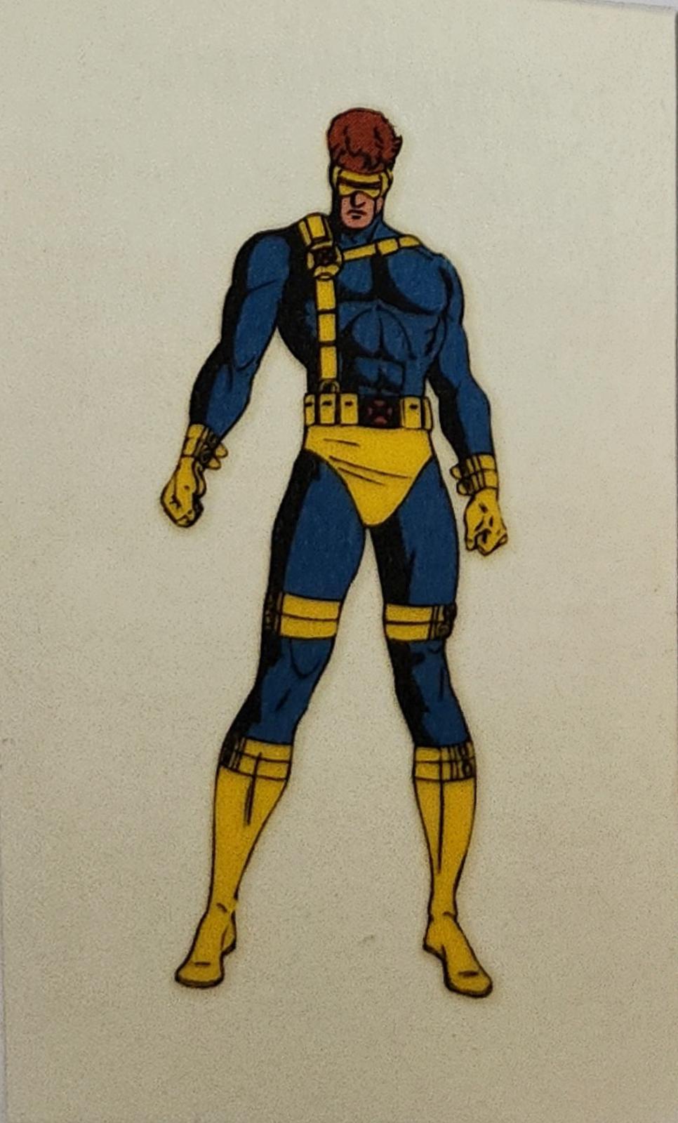 Cyclops [Tattoos] #5 Marvel 1996 Fleer Vision