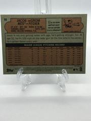 Back Of Card | Jacob deGrom Baseball Cards 2021 Topps Heritage
