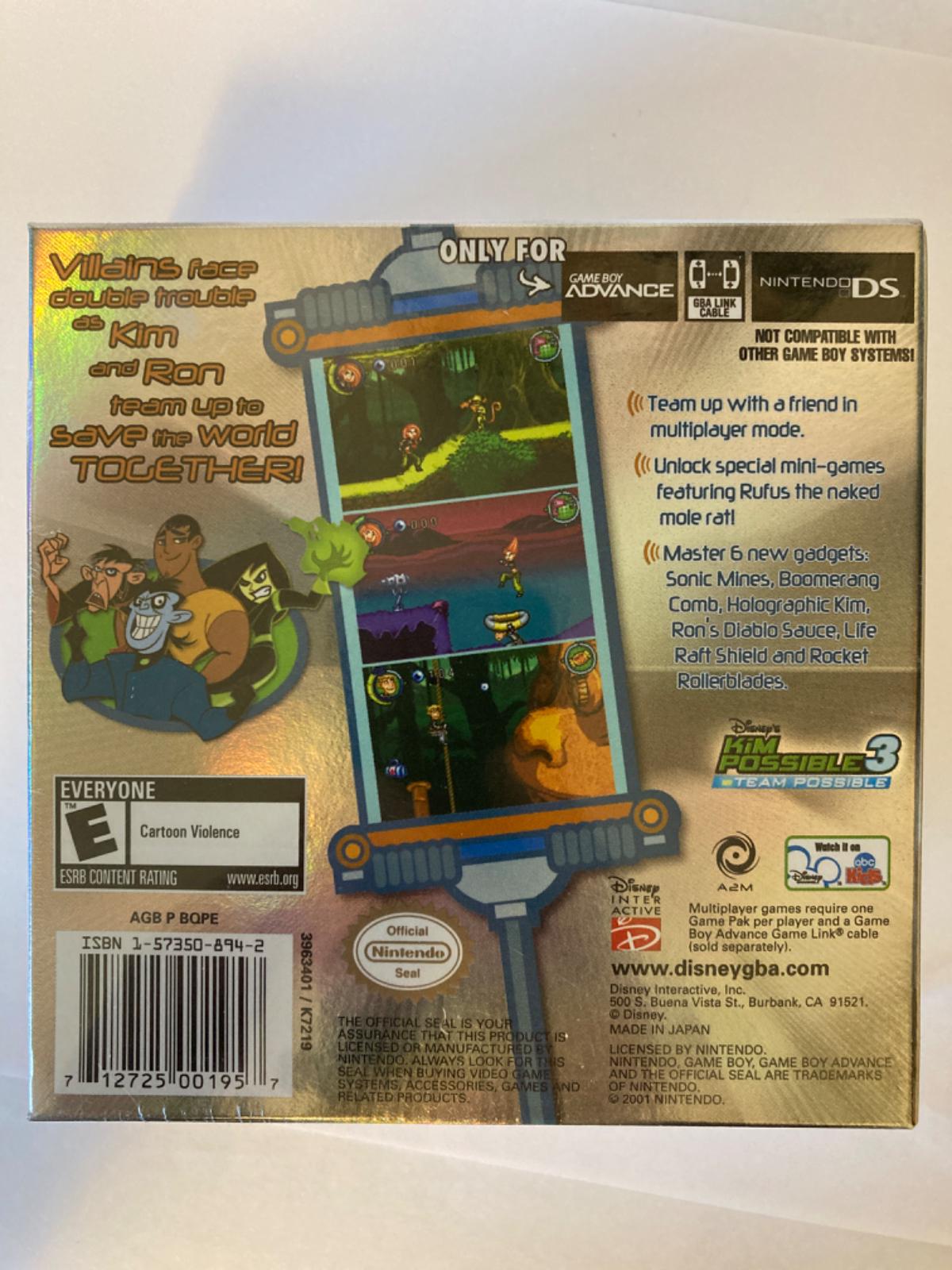 Kim Possible 3 Prices GameBoy Advance | Compare Loose, CIB & New Prices