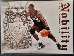 Alonzo Mourning #18 Basketball Cards 2014 Panini Excalibur Nobility Prices