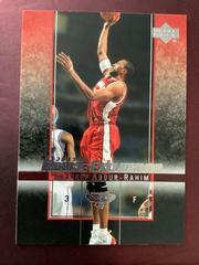 Shareef Abdul-Rahim Basketball Cards 2003 Upper Deck Rookie Exclusives Prices