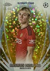 Rasmus Hojlund [Gold] #USC-47 Soccer Cards 2023 Topps UEFA Club Ultimate Stage Prices