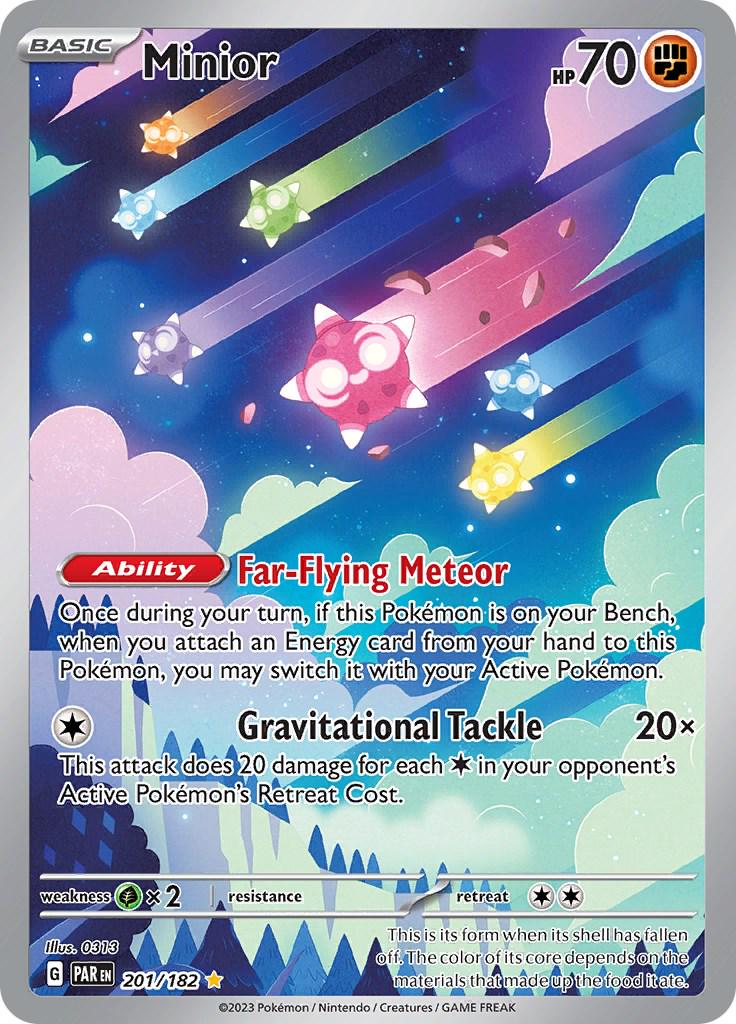 Minior #201 Pokemon Paradox Rift