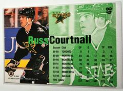 Backside | Russ Courtnall Hockey Cards 1994 Fleer