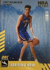 Chet Holmgren [Winter] #2 Basketball Cards 2022 Panini Hoops Arriving Now Prices