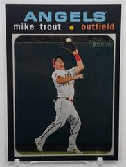 Mike Trout [Action] Baseball Cards 2020 Topps Heritage Prices