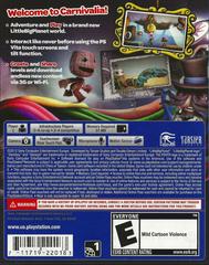 Back Cover | LittleBigPlanet Playstation Vita