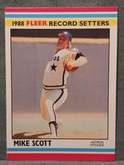 Mike Scott Baseball Cards 1988 Fleer Record Setters Prices
