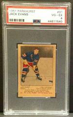Jack Evans #90 Hockey Cards 1951 Parkhurst Prices