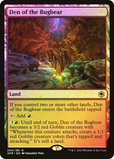 Den of the Bugbear [Foil] #254 Magic Adventures in the Forgotten Realms