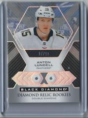 Anton Lundell [Double] #BDR-AL Hockey Cards 2021 Upper Deck Black Diamond Rookie Relic Prices