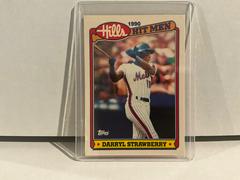 Darryl Strawberry #4 Baseball Cards 1990 Topps Hills Hit Men Prices