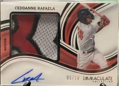 Cedanne Rafaela [Patch Autograph] #PPA-CR Baseball Cards 2023 Panini Immaculate Prices