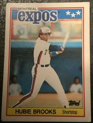 Hubie Brooks #8 Baseball Cards 1988 Topps American Prices