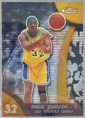Magic Johnson [Gold Refractor] Basketball Cards 2007 Finest Prices