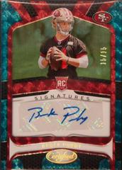 Brock Purdy [Teal Etch] Football Cards 2022 Panini Certified Rookie Signatures Prices