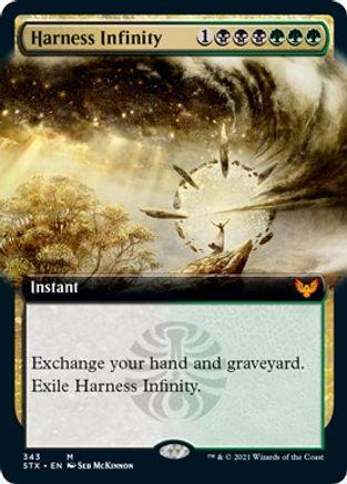 Harness Infinity [Extended Art] Magic Strixhaven School of Mages