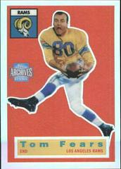 Tom Fears Football Cards 2001 Topps Archives Reserve Prices