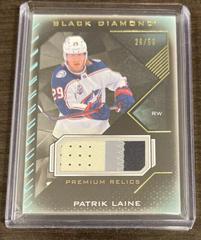 Patrik Laine [Premium Relics ] Hockey Cards 2021 Upper Deck Black Diamond Prices