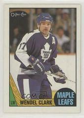 Wendel Clark Hockey Cards 1987 O-Pee-Chee Prices