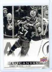 Connor McDavid [Black & White] Hockey Cards 2022 Upper Deck UD Canvas Prices