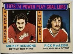 Power Play Goal Ldr [M. Redmond, R. MacLeish] Hockey Cards 1974 O-Pee-Chee Prices