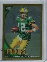 Aaron Rodgers [Gold Refractor] #C124 Football Cards 2010 Topps Chrome Prices