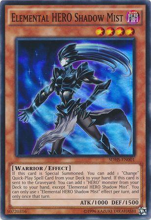 Elemental HERO Shadow Mist SDHS-EN001 YuGiOh Structure Deck: HERO Strike