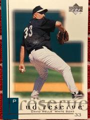 David wells #74 Baseball Cards 2001 Upper Deck Reserve Prices