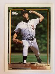 Bryan Hickerson [Gold Winner] #8 Baseball Cards 1992 Topps Gold Prices