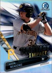 Austin Meadows Baseball Cards 2016 Bowman Draft Scouts' Fantasy Impact Prices