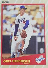 Orel Hershiser #23 Baseball Cards 1989 Fleer Superstars Prices