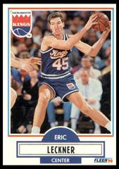 Eric Leckner Basketball Cards 1990 Fleer Update Prices