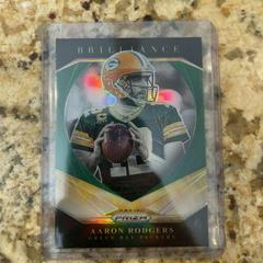 Aaron Rodgers [Green] #10 Football Cards 2020 Panini Prizm Brilliance Prices