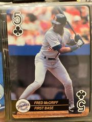 Fred McGriff [5 of Clubs] Baseball Cards 1992 U.S. Playing Card Aces Prices