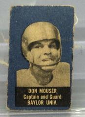 Don Mouser Football Cards 1950 Topps Felt Backs Prices