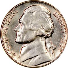 1959 Coins Jefferson Nickel Prices