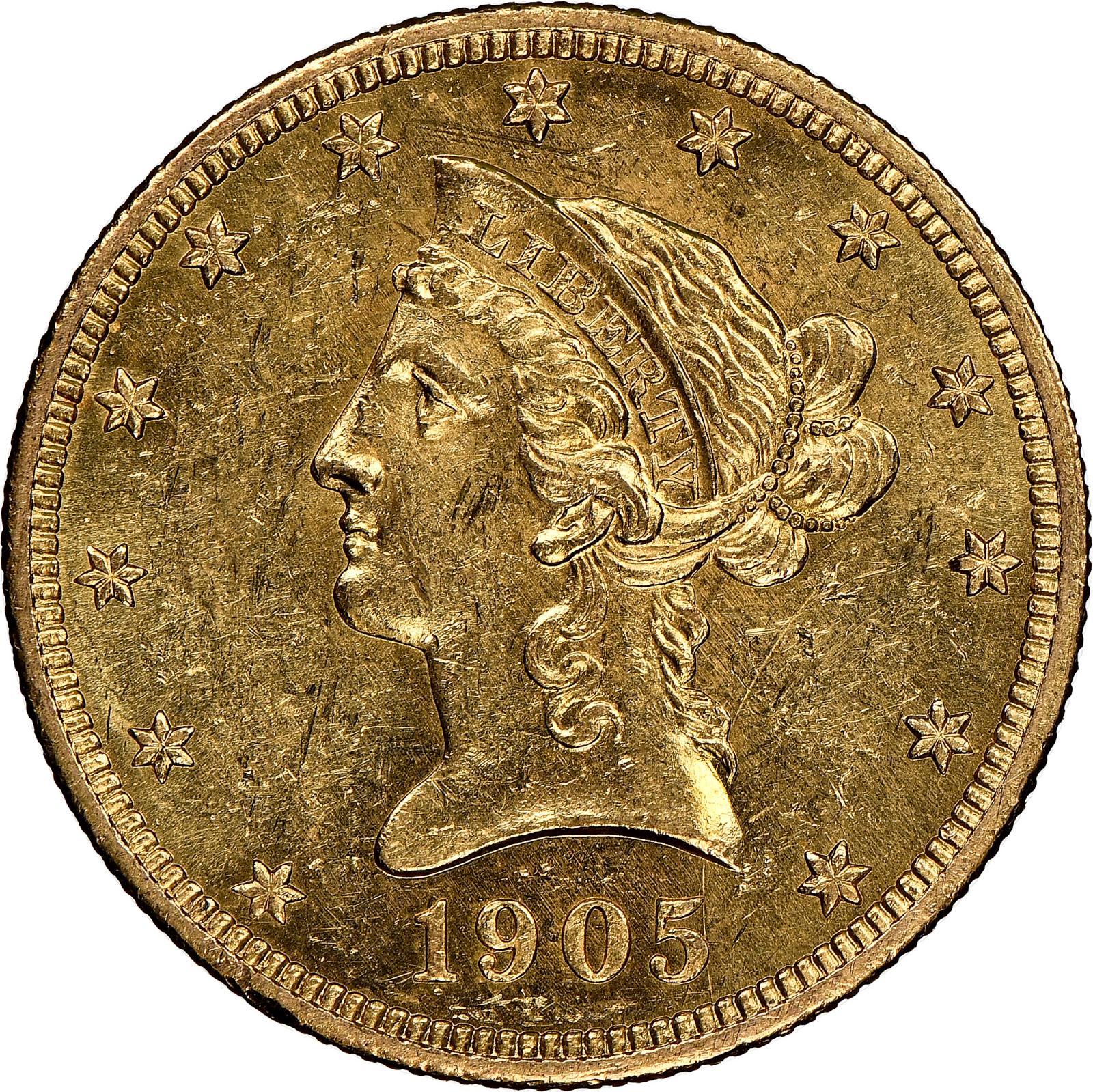 1905 [PROOF] Coins Liberty Head Gold Eagle