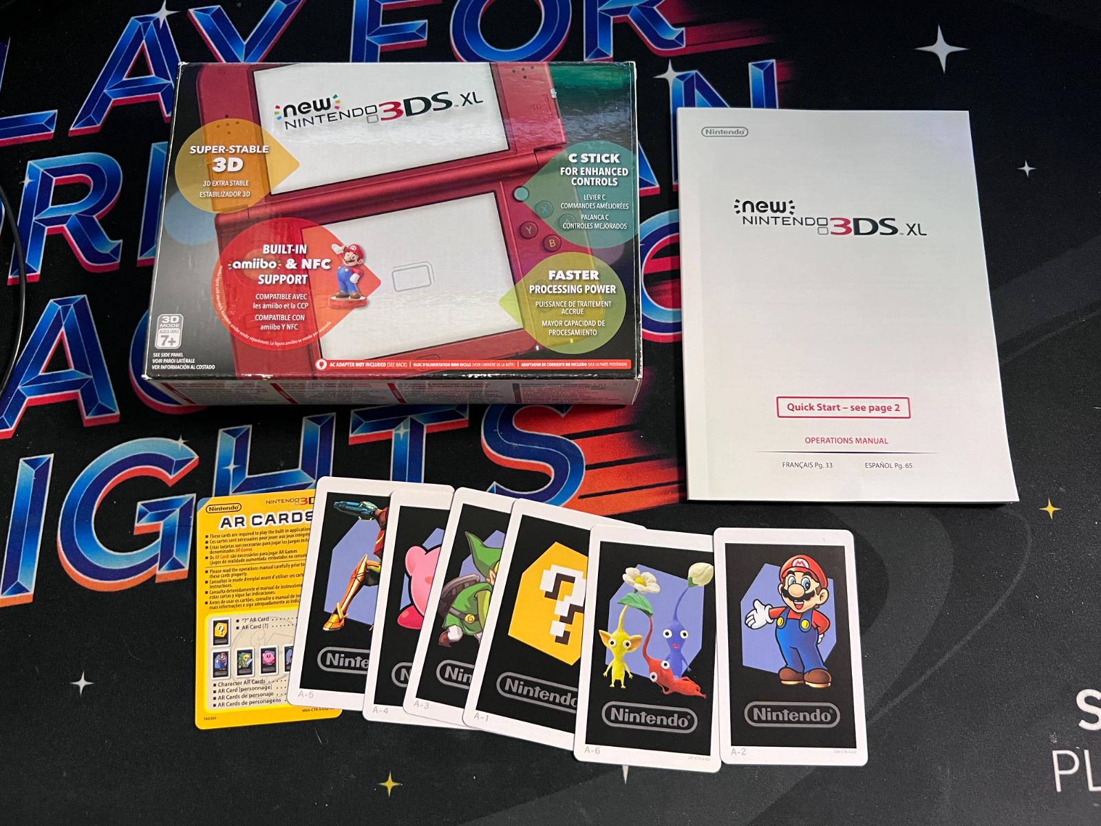New Nintendo 3DS XL Red | Box and Manual only | Nintendo 3DS