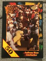 Anthony Moss [50 Point] #25 Football Cards 1991 Wild Card College Draft Picks Prices